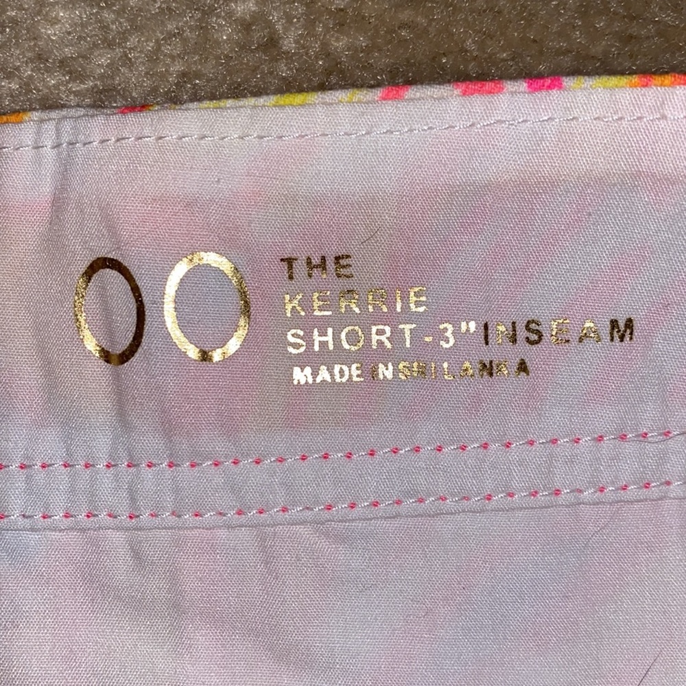 Lilly Pulitzer Kerrie Short 3” Inseam Size 00 NWOT Sun Splash - Picture 4 of 4